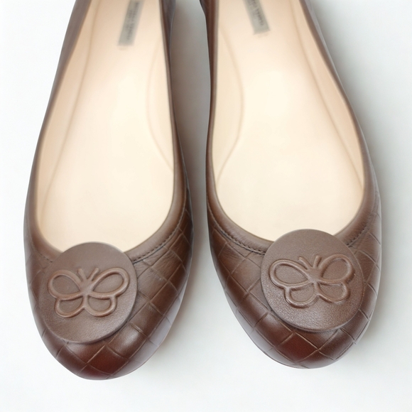 Bottega Veneta Brown Quilted Leather Flats Size 38 – Unused with Box - Picture 5 of 12